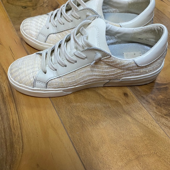 Dolce Vita ZINA sneakers bone raffia size 7 - Picture 7 of 8